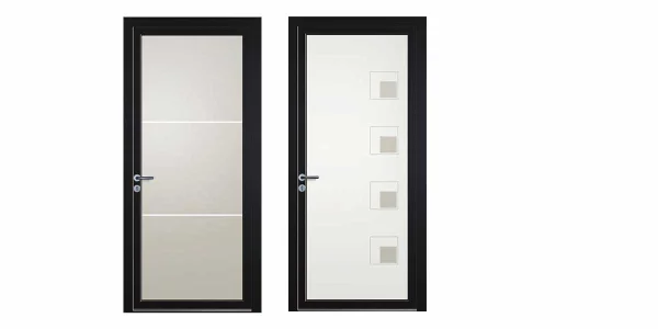 Porte d'entrée vitrée