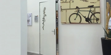 Porte d'entrée Aluminium Satin Moon®