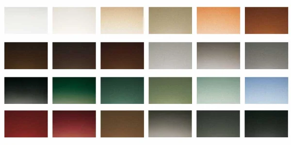 Palette de couleurs étendue
