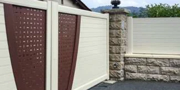 Clôtures aluminium pleines