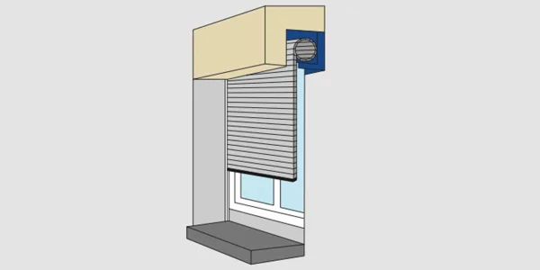 Volet roulant traditionnel